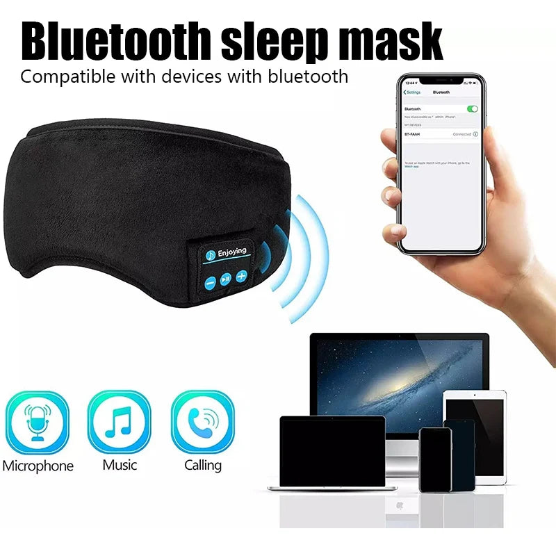 Bluetooth Sleep Eye Mask with Earphones